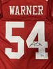 FRED WARNER SIGNED CUSTOM REPLICA  SF 49ERS REPLICA  JERSEY - BAS