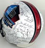 NFL MULTI SIGNED FULL SIZE HOF LOGO REPLICA HELMET W/ 64 SIGS