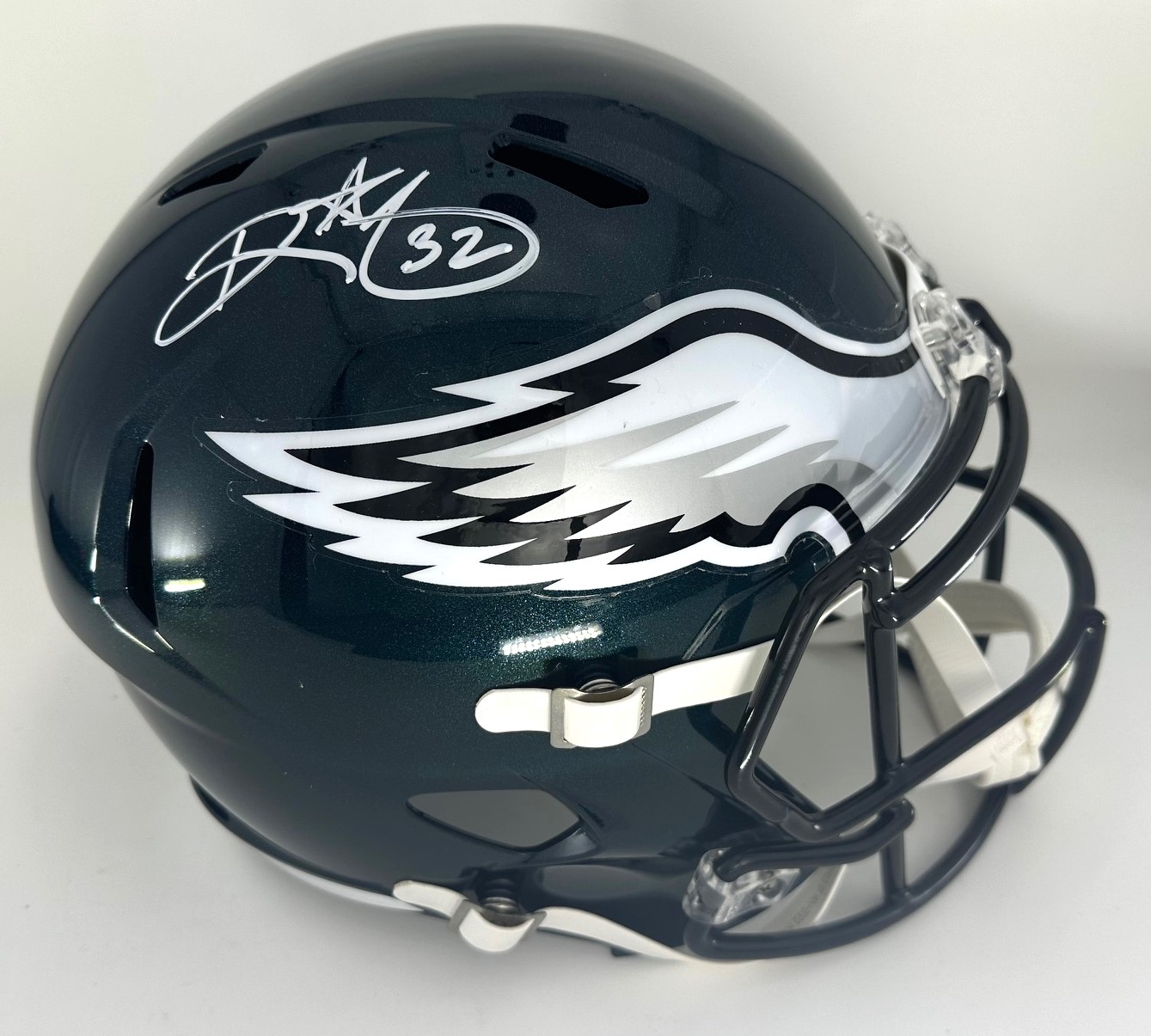 RICKY WATTERS SIGNED FULL SIZE REPLICA SPEED EAGLES HELMET - JSA