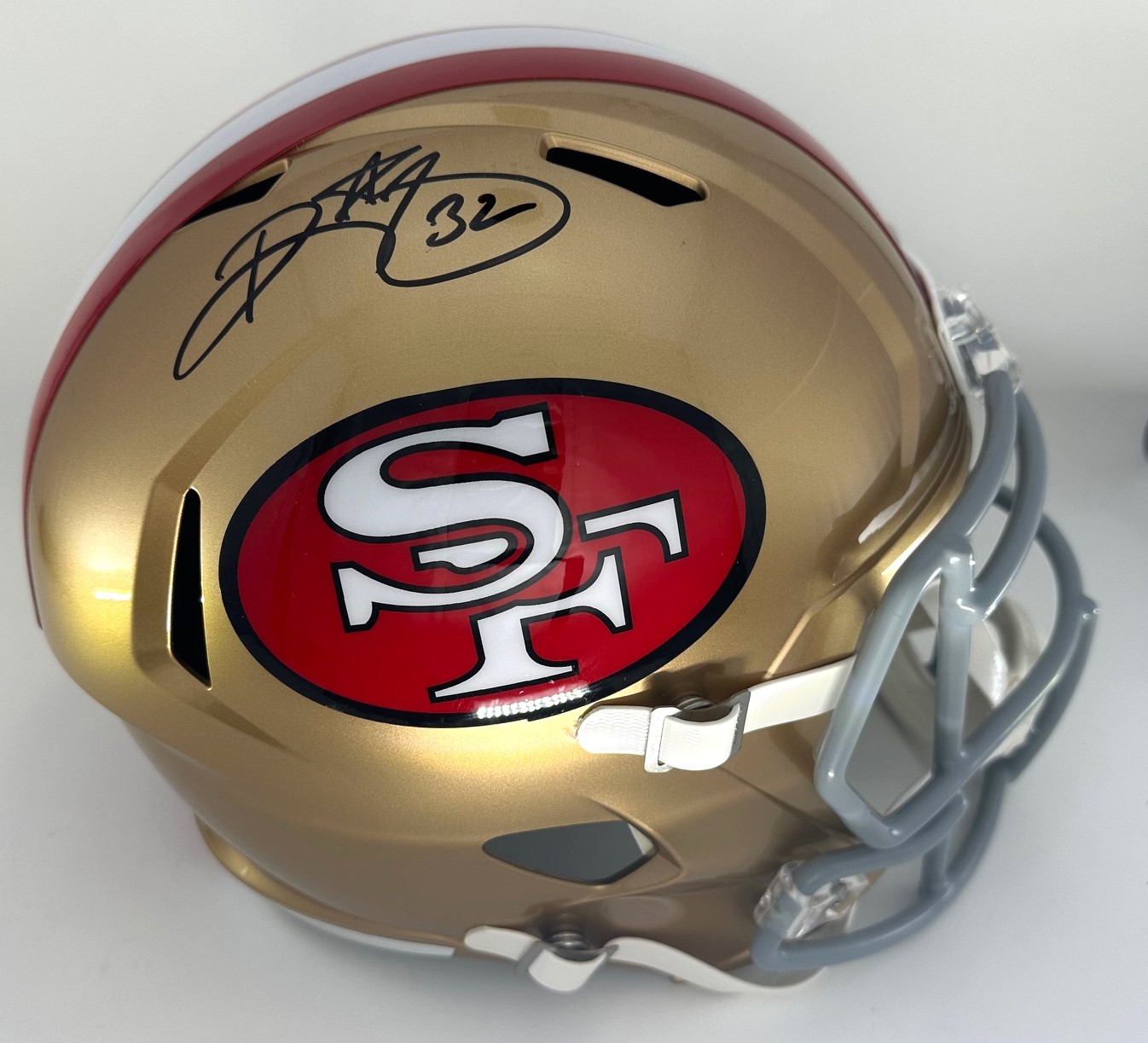 RICKY WATTERS SIGNED FULL SIZE REPLICA SPEED 49ERS HELMET - JSA