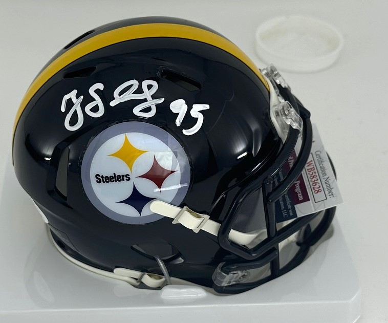 GREG LLOYD SIGNED STEELERS SPEED MINI HELMET - JSA