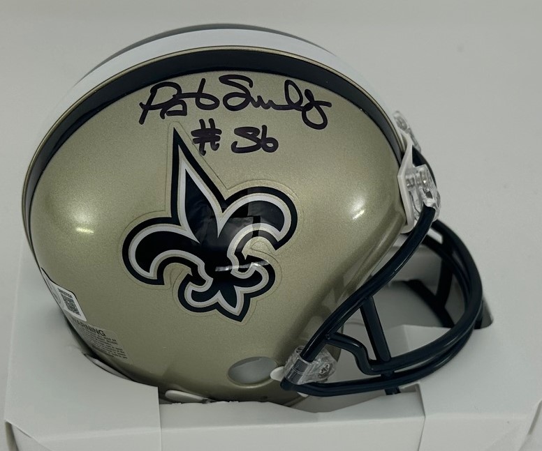 PAT SWILLING SIGNED EAGLES VSR4 MINI HELMET - JSA