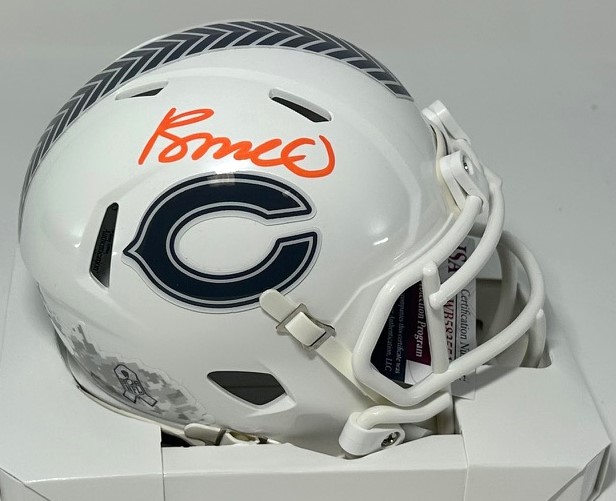 ROME ODUNZE SIGNED BEARS 2024 SALUTE SPEED MINI HELMET - BAS