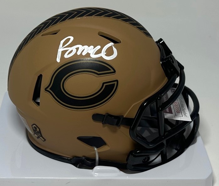 ROME ODUNZE SIGNED BEARS 2023 SALUTE SPEED MINI HELMET - BAS