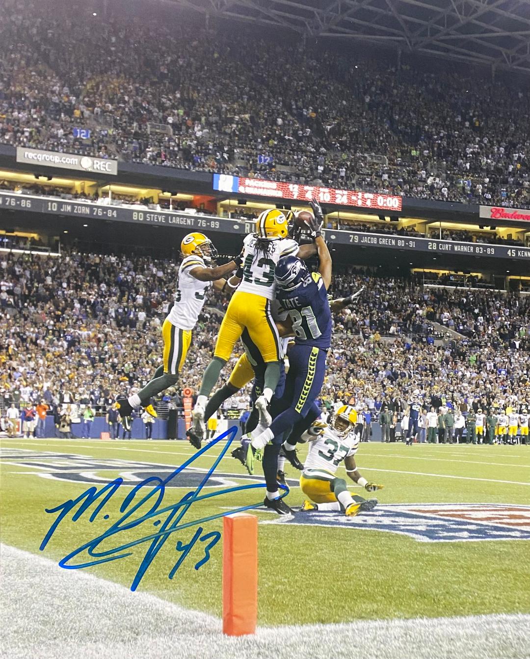 M.D. JENNINGS SIGNED 8X10 PACKERS PHOTO #4