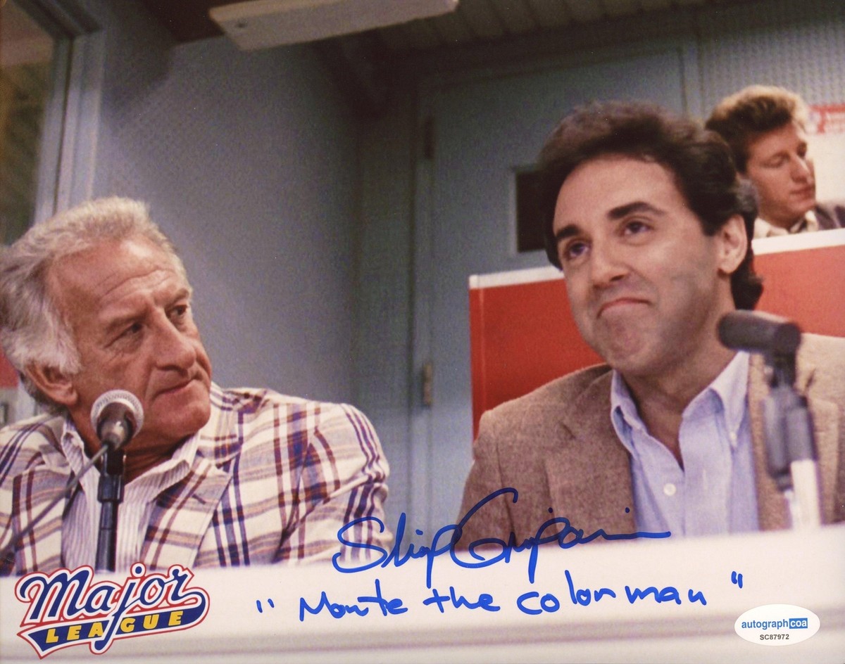 Skip Griparis "MONTE" from the movie "MAJOR LEAGUE" Public Signing Skip Griparis "MONTE" from the movie "MAJOR LEAGUE" Public Signing
