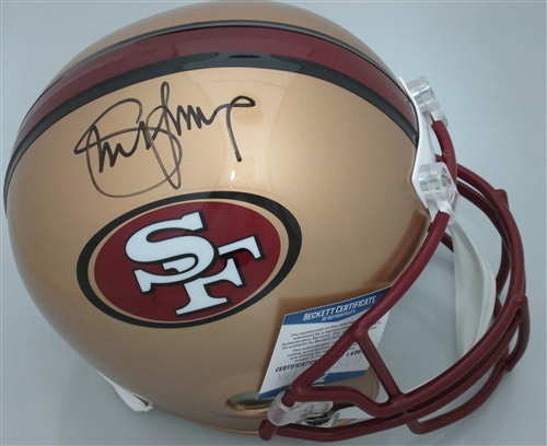 STEVE YOUNG SIGNED FULL SIZE SAN FRANCISCO 49ERS REPLICA HELMET- BCA