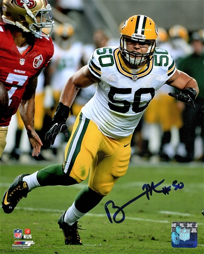 BLAKE MARTINEZ SIGNED 8X10 PACKERS PHOTO #4