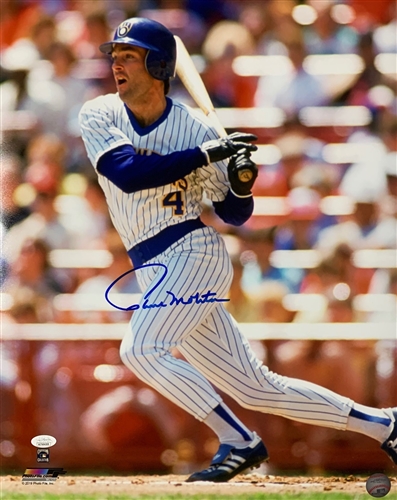 PAUL MOLITOR SIGNED 16X20 BREWERS PHOTO #5 - JSA