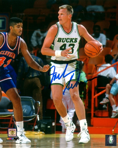 JACK SIKMA SIGNED 8X10 MILW BUCKS PHOTO #1