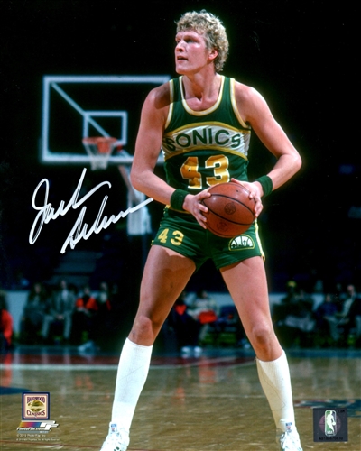 JACK SIKMA SIGNED 8X10 SUPERSONICS PHOTO #2