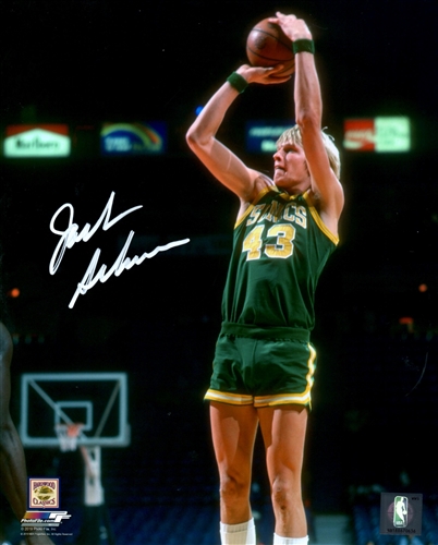 JACK SIKMA SIGNED 16X20 SUPERSONICS PHOTO #1