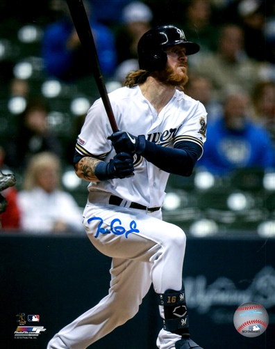 BEN GAMEL SIGNED 8X10 BREWERS PHOTO #3