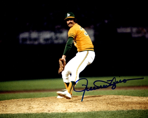 ROLLIE FINGERS SIGNED 8X10 ATHLETICS PHOTO #5