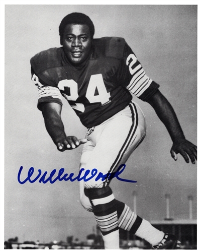 WILLIE WOOD SIGNED 8X10 PACKERS PHOTO #1