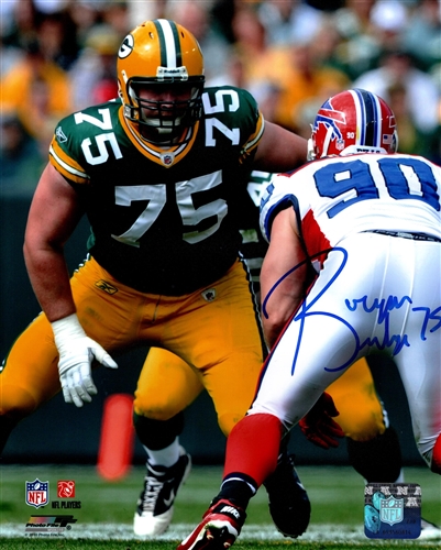 BRYAN BULAGA SIGNED 8X10 PACKERS PHOTO #2