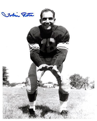 TOBIN ROTE (d) SIGNED 8X10 PACKERS PHOTO #3