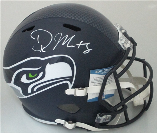 DK METCALF SIGNED FULL SIZE SEAHAWKS SPEED REPLICA HELMET - BCA