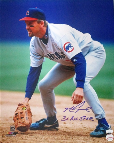 MARK GRACE SIGNED 16X20 CUBS PHOTO #2 W/ ALL STAR - JSA