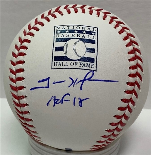 TREVOR HOFFMAN SIGNED OFFICIAL MLB HOF LOGO BASEBALL W/ HOF- JSA