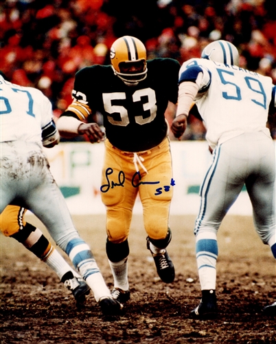 FRED CARR (d) SIGNED 8X10 PACKERS PHOTO #1