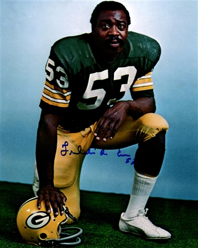 FRED CARR (d) SIGNED 8X10 PACKERS PHOTO #4