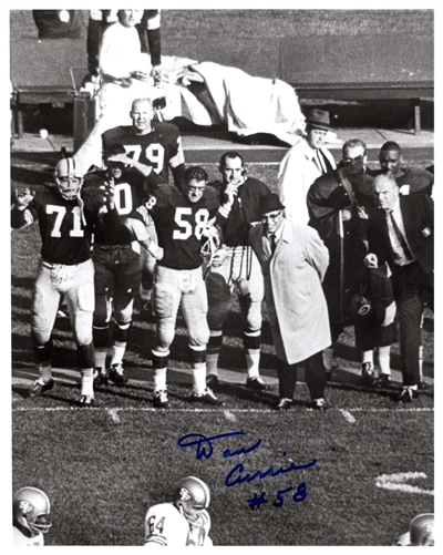 DAN CURRIE (d) SIGNED 8X10 PACKERS PHOTO #2