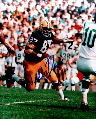 WILLIE DAVIS SIGNED 8X10 PACKERS PHOTO #2