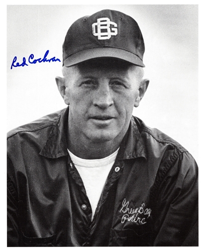 RED COCHRAN (d) SIGNED 8X10 PACKERS PHOTO #1