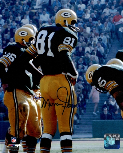 MARV FLEMING SIGNED 8X10 PACKERS PHOTO #7