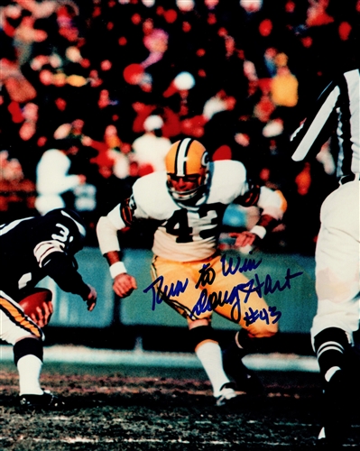 DOUG HART SIGNED 8X10 PACKERS PHOTO #4