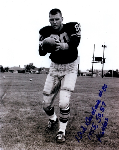 DICK DESCHAINE (d) SIGNED 8X10 PACKERS PHOTO #1