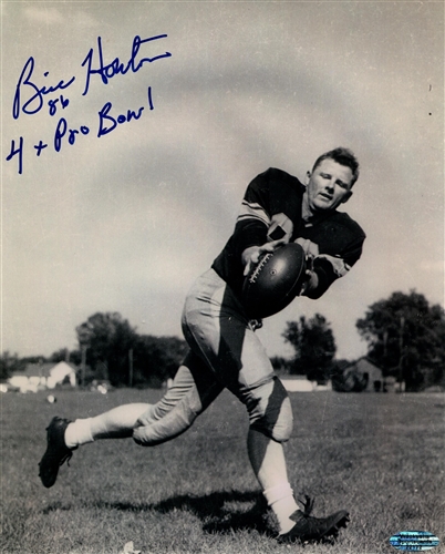 BILLY HOWTON (d) SIGNED 8X10 PACKERS PHOTO #3 W/ PRO BOWL