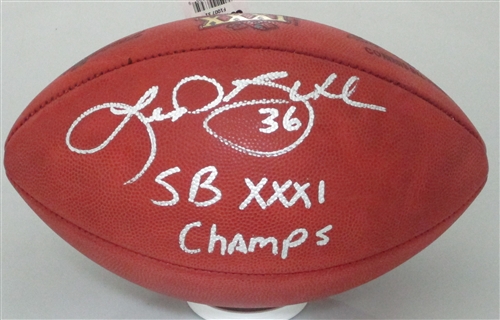 LEROY BUTLER SIGNED AUTHENTIC SB XXXI FOOTBALL W/ XXXI CHAMPS - JSA