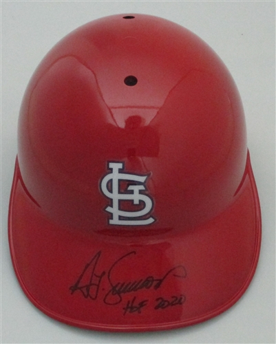 TED SIMMONS SIGNED FULL SIZE CARDINALS HELMET W/ "HOF 2020" - JSA