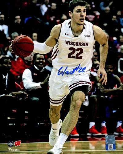 ETHAN HAPP SIGNED 8X10 WI BADGERS PHOTO #2