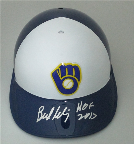 BUD SELIG SIGNED FULL SIZE MILW BREWERS RETRO HELMET - JSA