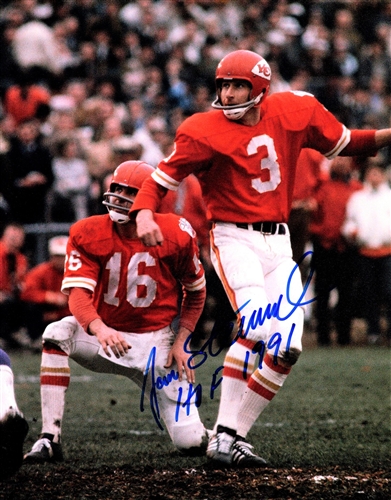 JAN STENERUD SIGNED 8X10 KC CHIEFS PHOTO #2