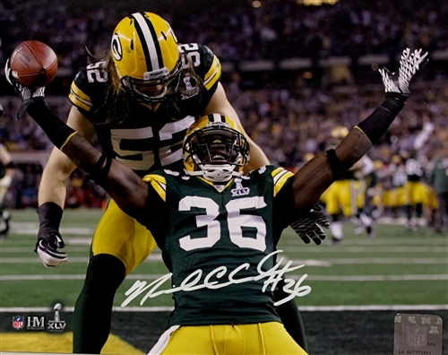 NICK COLLINS SIGNED 8X10 PACKERS PHOTO #1