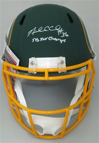 NICK COLLINS SIGNED FULL SIZE PACKERS REPLICA AMP HELMET W/ XLV CHAMPS - JSA