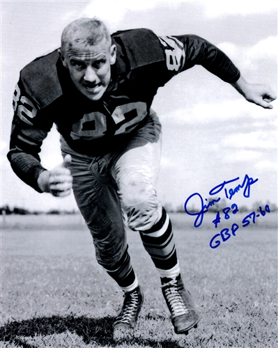 JIM TEMP (d) SIGNED 8X10 PACKERS PHOTO #2