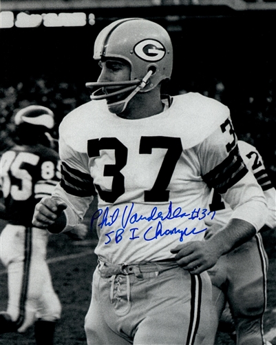 PHIL VANDERSEA SIGNED 8X10 PACKERS PHOTO #6