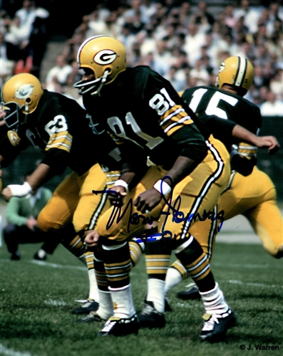 MARV FLEMING SIGNED 8X10 PACKERS PHOTO #2