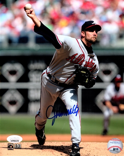 JOHN SMOLTZ SIGNED 8X10 BRAVES PHOTO #2 - JSA