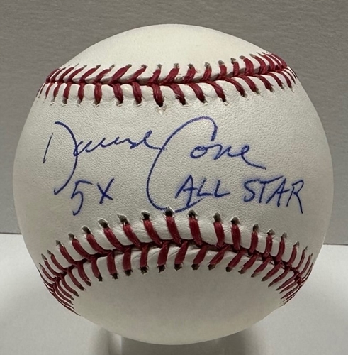 DAVID CONE SIGNED OFFICIAL MLB BASEBALL W/ 5 X ALL STAR - YANKEES - JSA