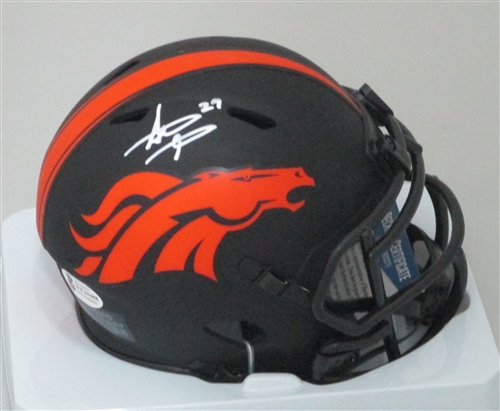 STEVE ATWATER SIGNED BRONCOS ECLIPSE MINI HELMET - BCA