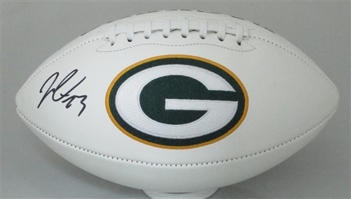 JAIRE ALEXANDER SIGNED WILSON REPLICA PACKERS LOGO FOOTBALL - JSA