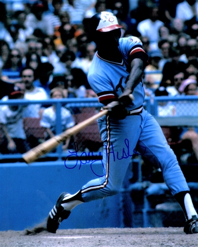 LARRY HISLE SIGNED 8X10 TWINS PHOTO #3