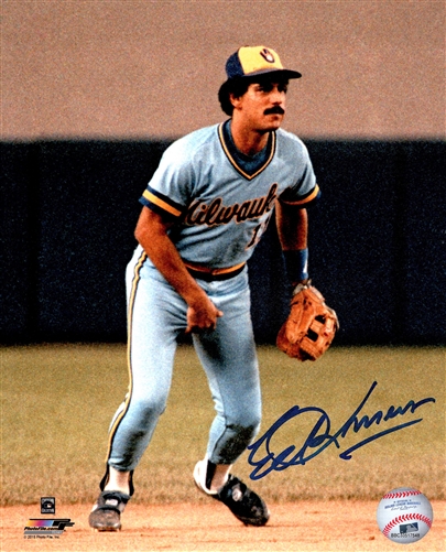 ED ROMERO SIGNED 8X10 BREWERS PHOTO #2