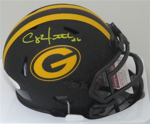 CLAY MATTHEWS SIGNED RIDDELL PACKERS ECLIPSE MINI HELMET - JSA